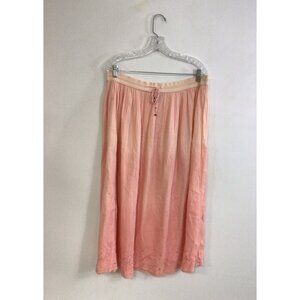 Lotus Pink Boho Maxi Skirt Hippie Womens One Size